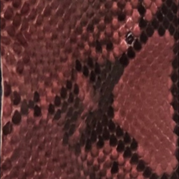 Daniella Erin NYC Python/Denim Jacket Pink/Black s - Picture 13 of 13